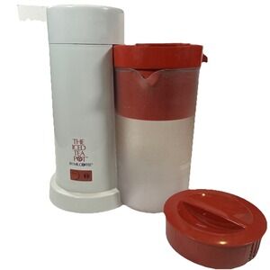 The Iced Tea Pot by Mr. Coffee Red 2 Qt Pitcher Ice Tea Maker TM1 Tested
